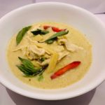 Green Curry With Chicken or Beef and Rice